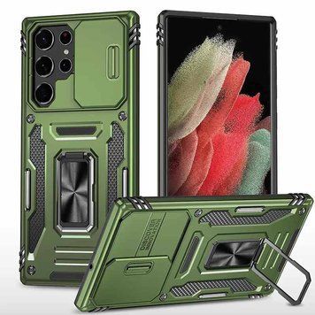 Ударостійкий чохол Camshield Army Ring для Samsung Galaxy S24 Ultra 69537 фото