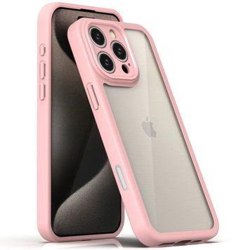 TPU чохол Transparent + Colour 1,5mm для Apple iPhone 16 Pro (6.3") 76750 фото