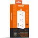 Подовжувач Amaya APS-20 Power 18W (1C/3A/3xSocket) (1.5m) 87846 фото 2
