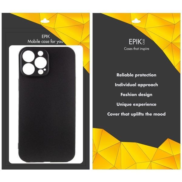 Чохол TPU Epik Black Full Camera для Apple iPhone 13 Pro (6.1") 53092 фото