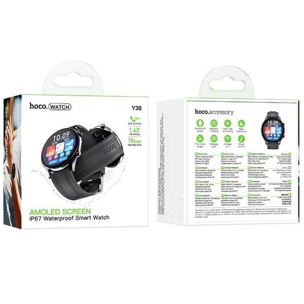 Смарт-годинник Hoco Y38 Smart sports watch (call version) 82843 фото