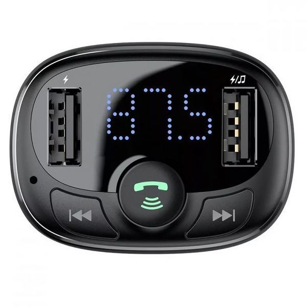 АЗП FM модулятор Baseus S-09A 10W (2USB-A) (CCMT) 83925 фото
