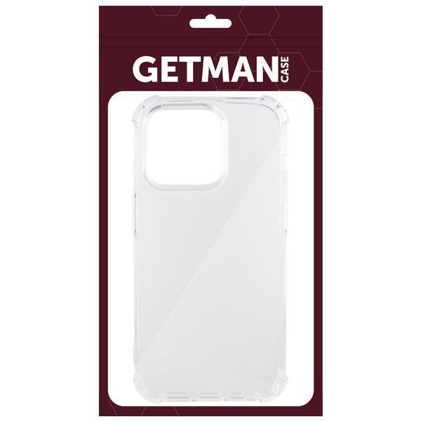 TPU чохол GETMAN Ease logo посилені кути для Apple iPhone 16 Pro (6.3") 73461 фото