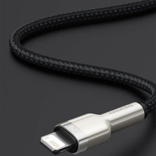 Дата кабель Baseus Cafule Metal USB to Lightning 2.4A (1m) (CALJK-A0) 74776 фото