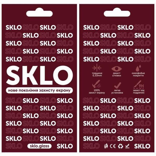 Захисне скло SKLO 3D для Oppo Reno 13 FS 5G / 13 F 4G/5G 78860 фото