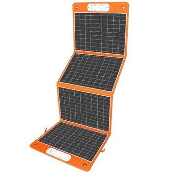 Портативна сонячна панель TSP-18V-100W Monocrystalline PD65W+QC3.0 (1USB-A/1C) 86556 фото