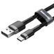 Дата кабель Baseus Cafule USB to Type-C Cable 3A (0.5m) (CATKLF-A) 34279 фото 3