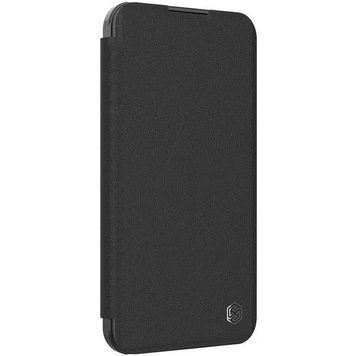 Шкіряний чохол-книжка Nillkin Qin Prop Plain Camshield для Apple iPhone 16 Pro (6.3") 74667 фото