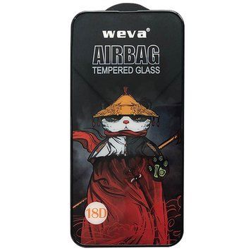 Захисне 2.5D скло Weva AirBag (тех.пак) для Apple iPhone 15 / 16 (6.1") 65683 фото
