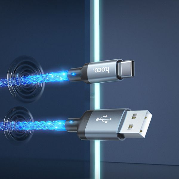 Дата кабель Hoco U112 Shine USB to Type-C 3A (1m) 69099 фото